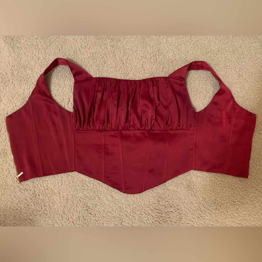 Taideux “Alyssa” Ruby Fuller Bust Corset Top L